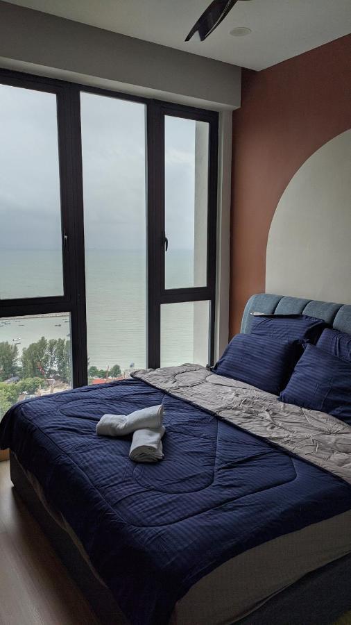 Jazz 313 Cosy 2-Bedroom Suite With Pool & Seaview Bagan Jermal Exteriör bild